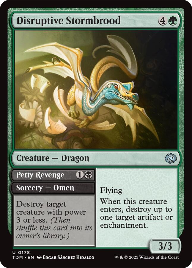 Disruptive Stormbrood [Tarkir: Dragonstorm] | Cards and Coasters CA