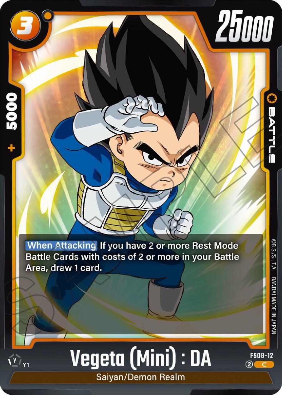 Vegeta (Mini) : DA (FS08-12) [Starter Deck: Vegeta (Mini) Super Saiyan 3] | Cards and Coasters CA