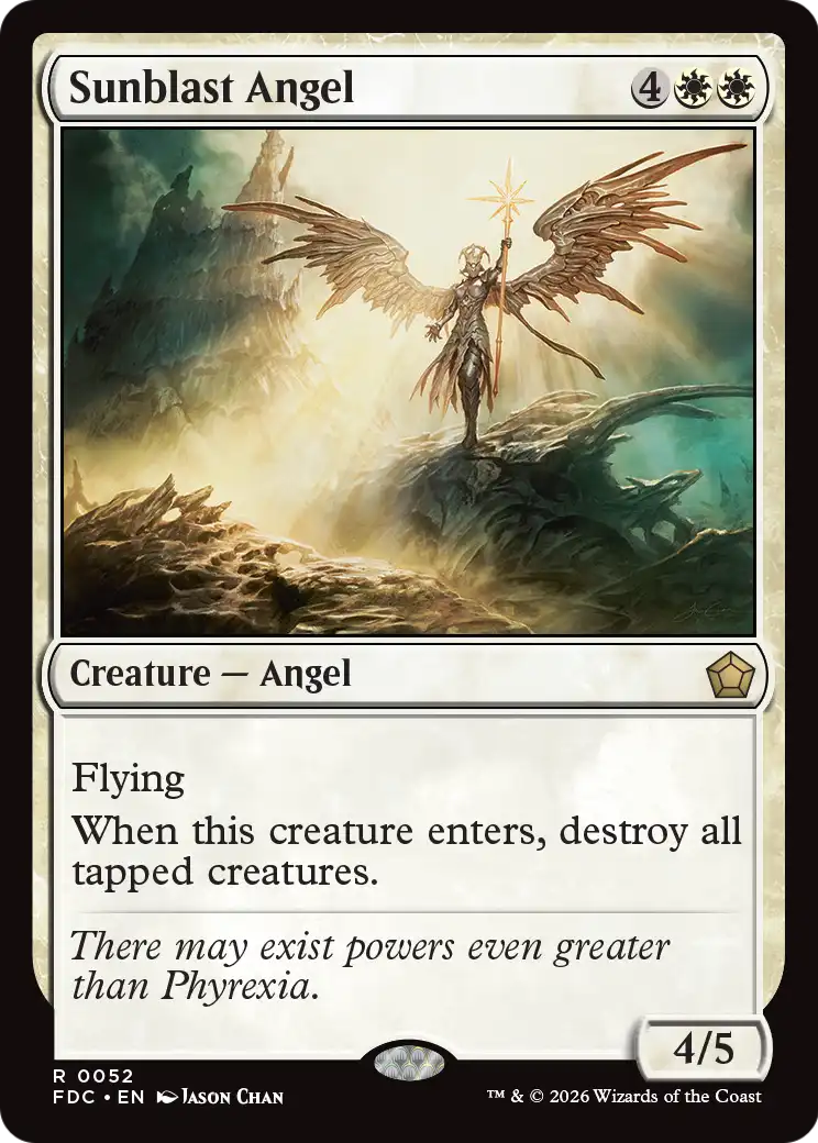 Sunblast Angel [Foundations Commander] | Cards and Coasters CA