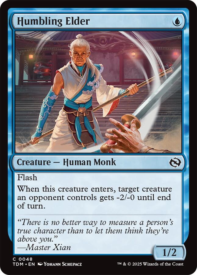 Humbling Elder [Tarkir: Dragonstorm] | Cards and Coasters CA