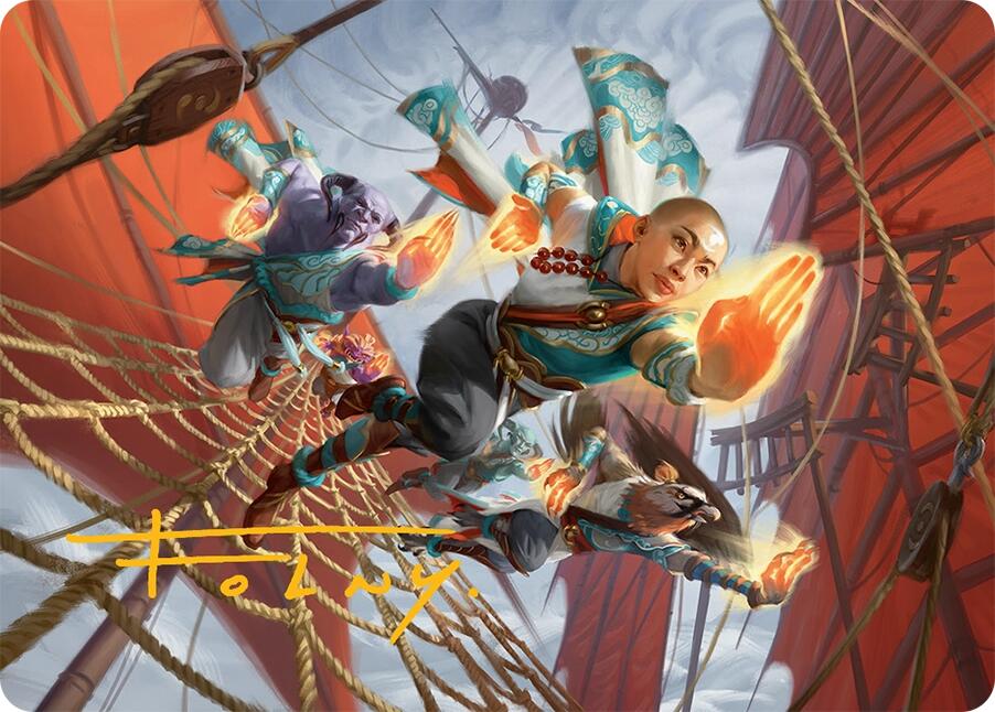 Aligned Heart Art Card (52/54) (Gold-Stamped Signature) [Tarkir: Dragonstorm Art Series] | Cards and Coasters CA