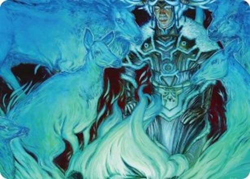 Unending Whisper Art Card (9/54) [Tarkir: Dragonstorm Art Series] | Cards and Coasters CA