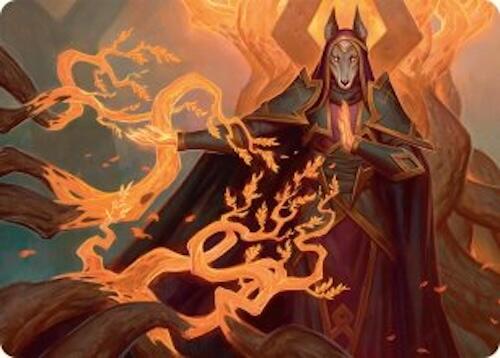 Abzan Devotee Art Card (10/54) [Tarkir: Dragonstorm Art Series] | Cards and Coasters CA