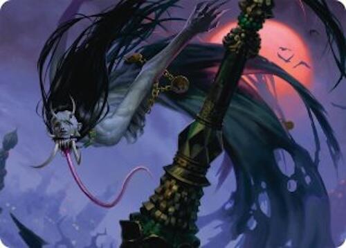 Qarsi Revenant Art Card (12/54) [Tarkir: Dragonstorm Art Series] | Cards and Coasters CA