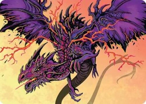Stormshriek Feral Art Card (35/54) [Tarkir: Dragonstorm Art Series] | Cards and Coasters CA