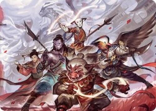Will of the Jeskai Art Card (54/54) [Tarkir: Dragonstorm Art Series] | Cards and Coasters CA