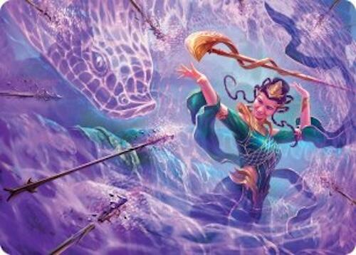 Snakeskin Veil Art Card (19/54) [Tarkir: Dragonstorm Art Series] | Cards and Coasters CA