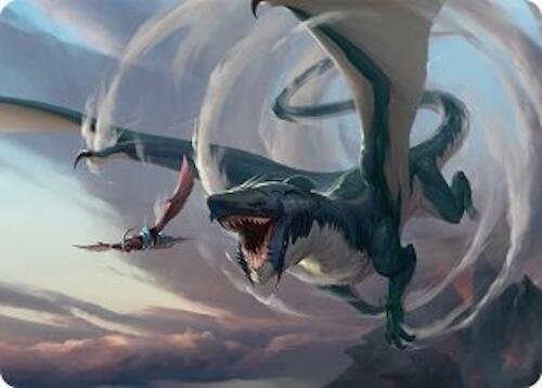 Whirlwing Stormbrood Art Card (27/54) [Tarkir: Dragonstorm Art Series] | Cards and Coasters CA