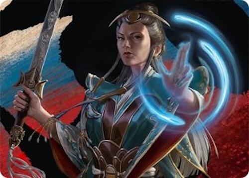 Narset, Jeskai Waymaster Art Card (44/54) [Tarkir: Dragonstorm Art Series] | Cards and Coasters CA