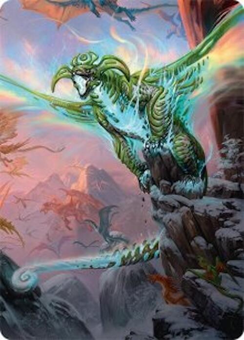 Ureni of the Unwritten Art Card (51/54) [Tarkir: Dragonstorm Art Series] | Cards and Coasters CA