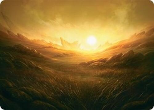 Plains Art Card (31/54) [Tarkir: Dragonstorm Art Series] | Cards and Coasters CA