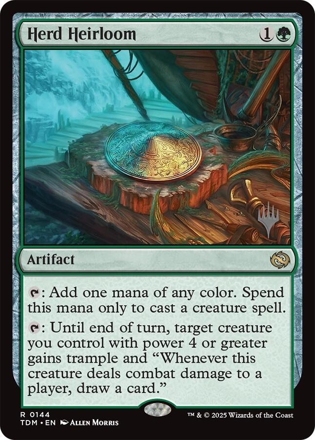 Herd Heirloom [Tarkir: Dragonstorm Promos] | Cards and Coasters CA