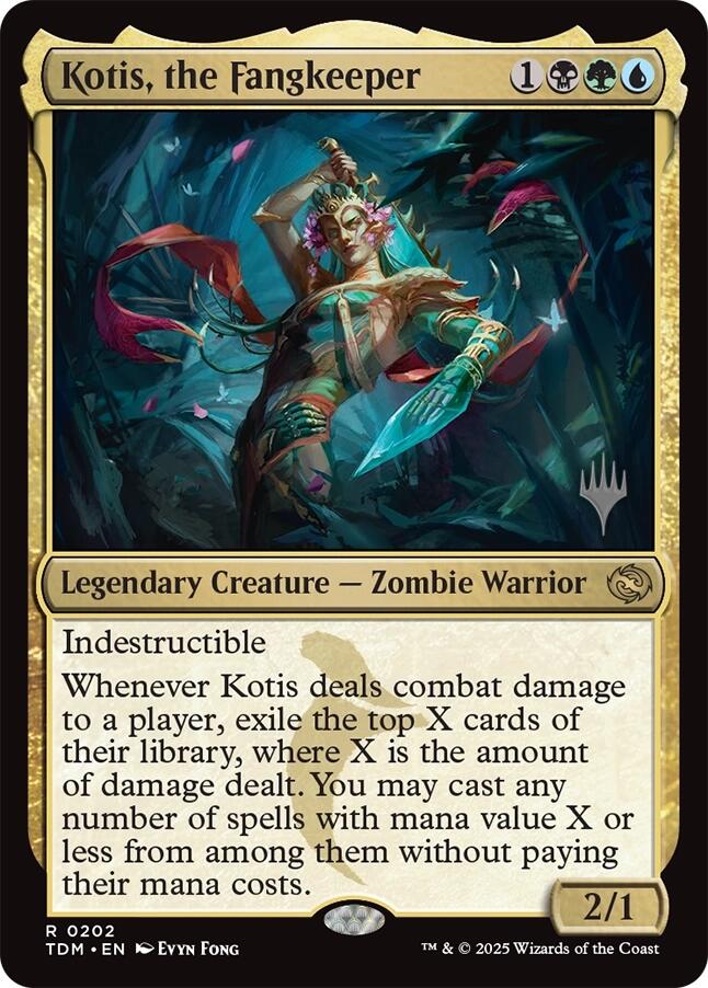 Kotis, the Fangkeeper [Tarkir: Dragonstorm Promos] | Cards and Coasters CA