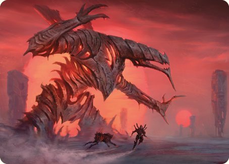 Red Sun's Zenith Art Card [Phyrexia: All Will Be One Art Series] | Cards and Coasters CA