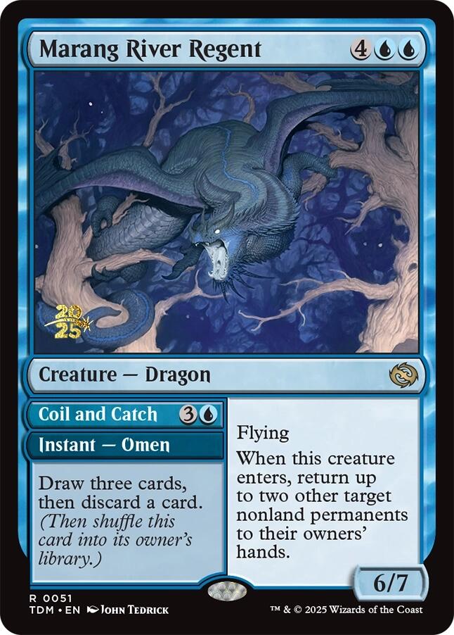 Marang River Regent [Tarkir: Dragonstorm Prerelease Promos] | Cards and Coasters CA