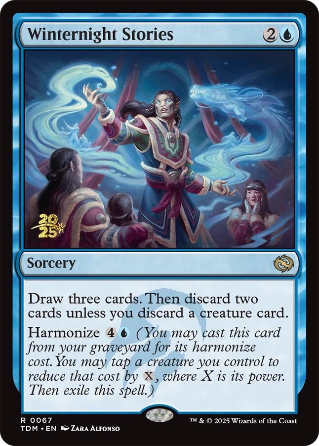 Winternight Stories [Tarkir: Dragonstorm Prerelease Promos] | Cards and Coasters CA