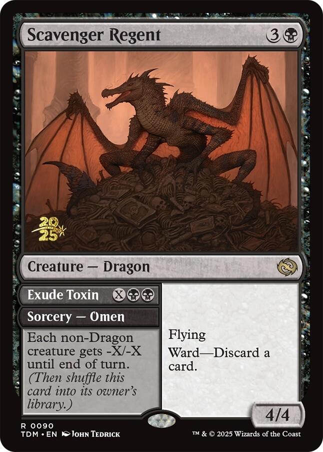 Scavenger Regent [Tarkir: Dragonstorm Prerelease Promos] | Cards and Coasters CA