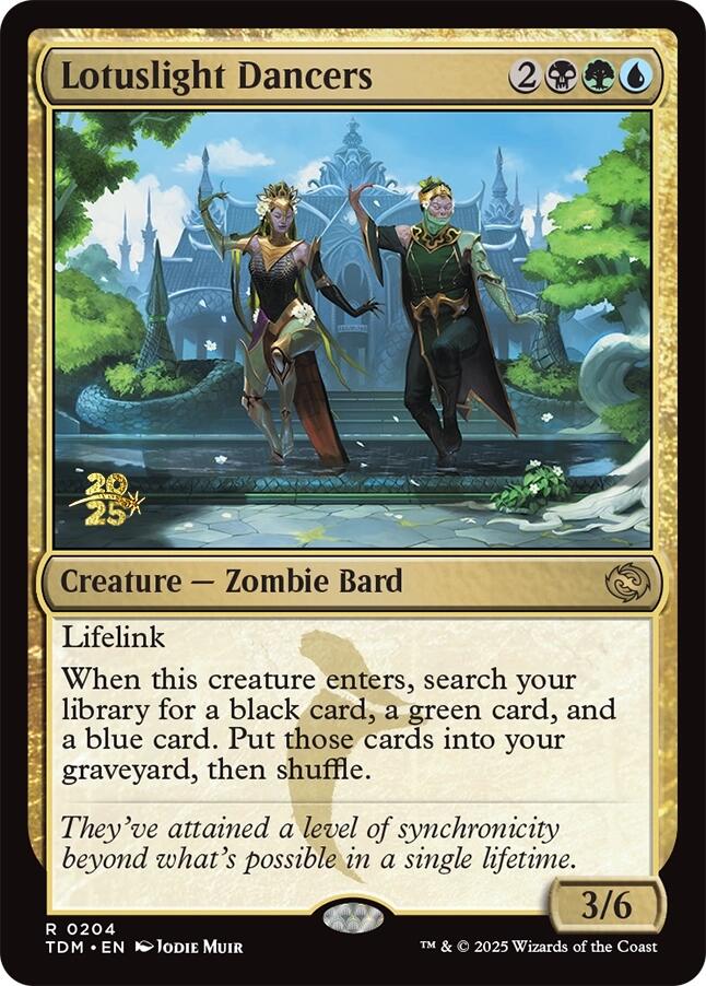 Lotuslight Dancers [Tarkir: Dragonstorm Prerelease Promos] | Cards and Coasters CA