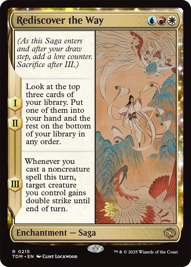 Rediscover the Way [Tarkir: Dragonstorm Prerelease Promos] | Cards and Coasters CA