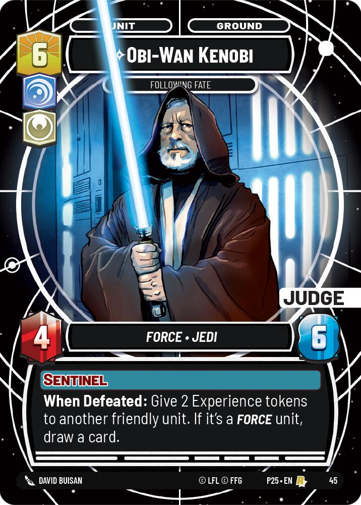 Obi-Wan Kenobi - Following Fate (45) (45) [Judge Promos] | Cards and Coasters CA