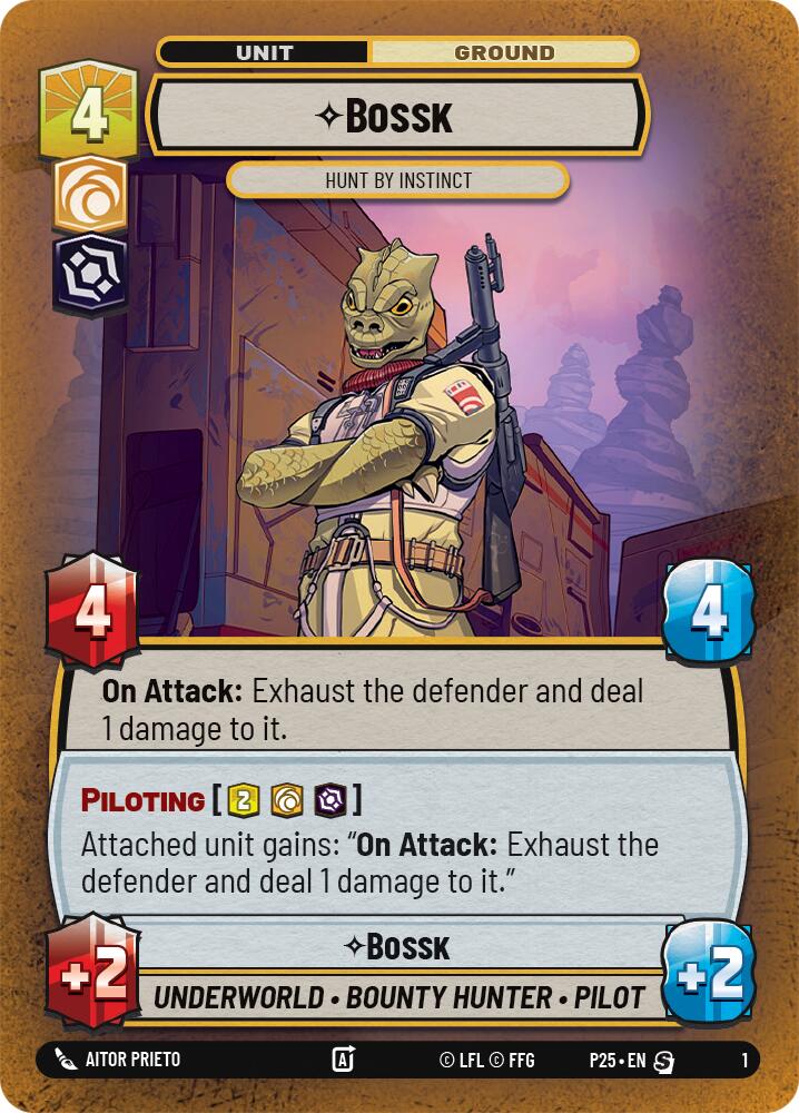Bossk - Hunt By Instinct (1) (1) [Store Showdown Promos] | Cards and Coasters CA