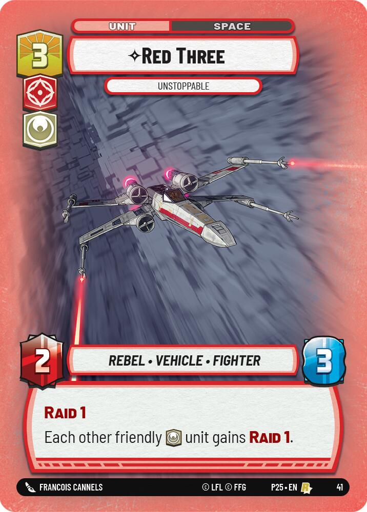 Red Three - Unstoppable (41) (41) [Store Showdown Promos] | Cards and Coasters CA