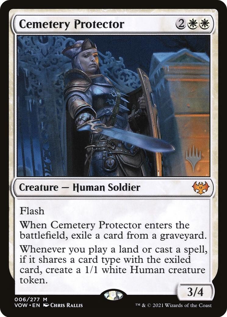 Cemetery Protector [Aetherdrift Promos] | Cards and Coasters CA