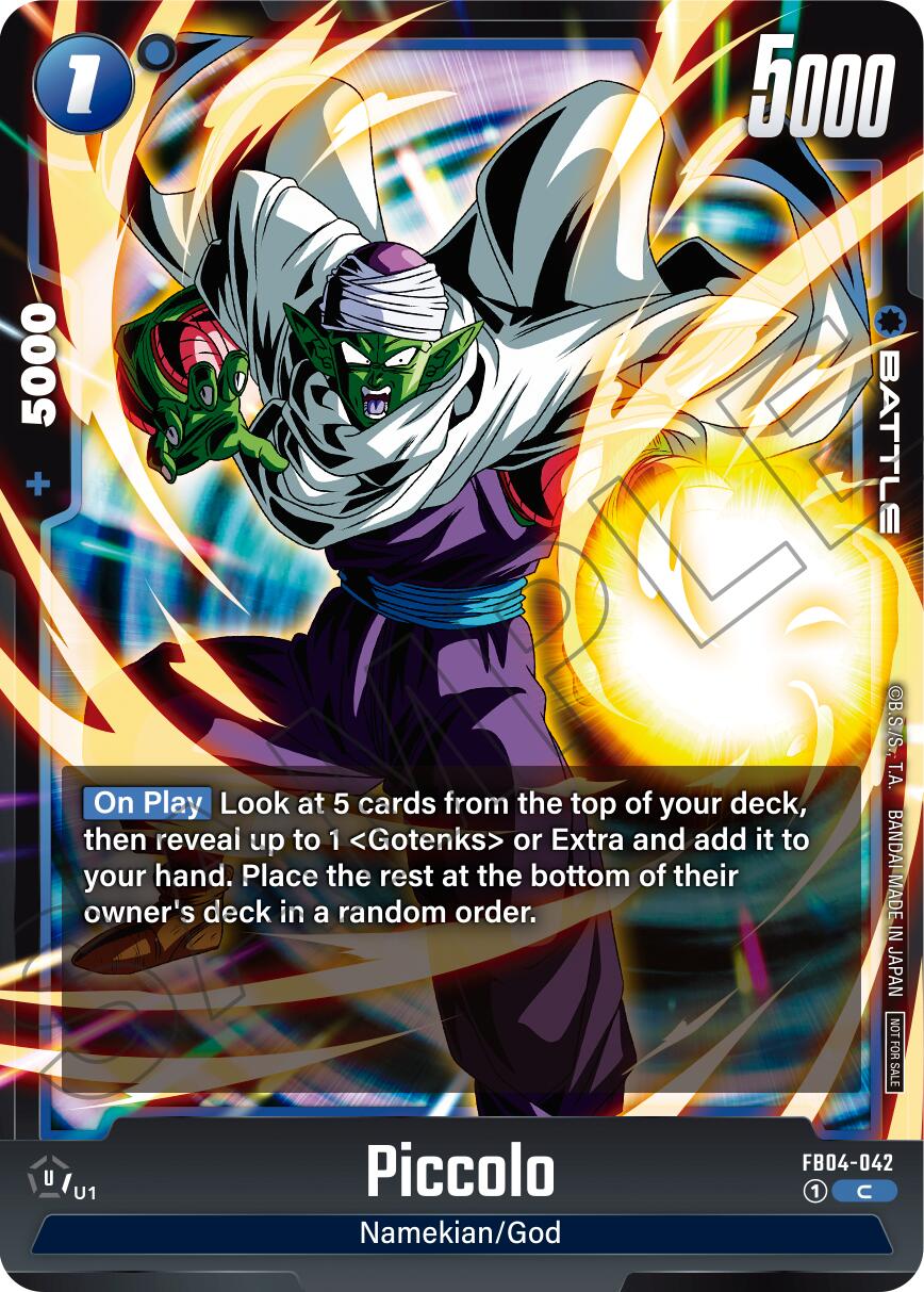 Piccolo (Limited Pack 01) [Fusion World Promotion Cards] | Cards and Coasters CA