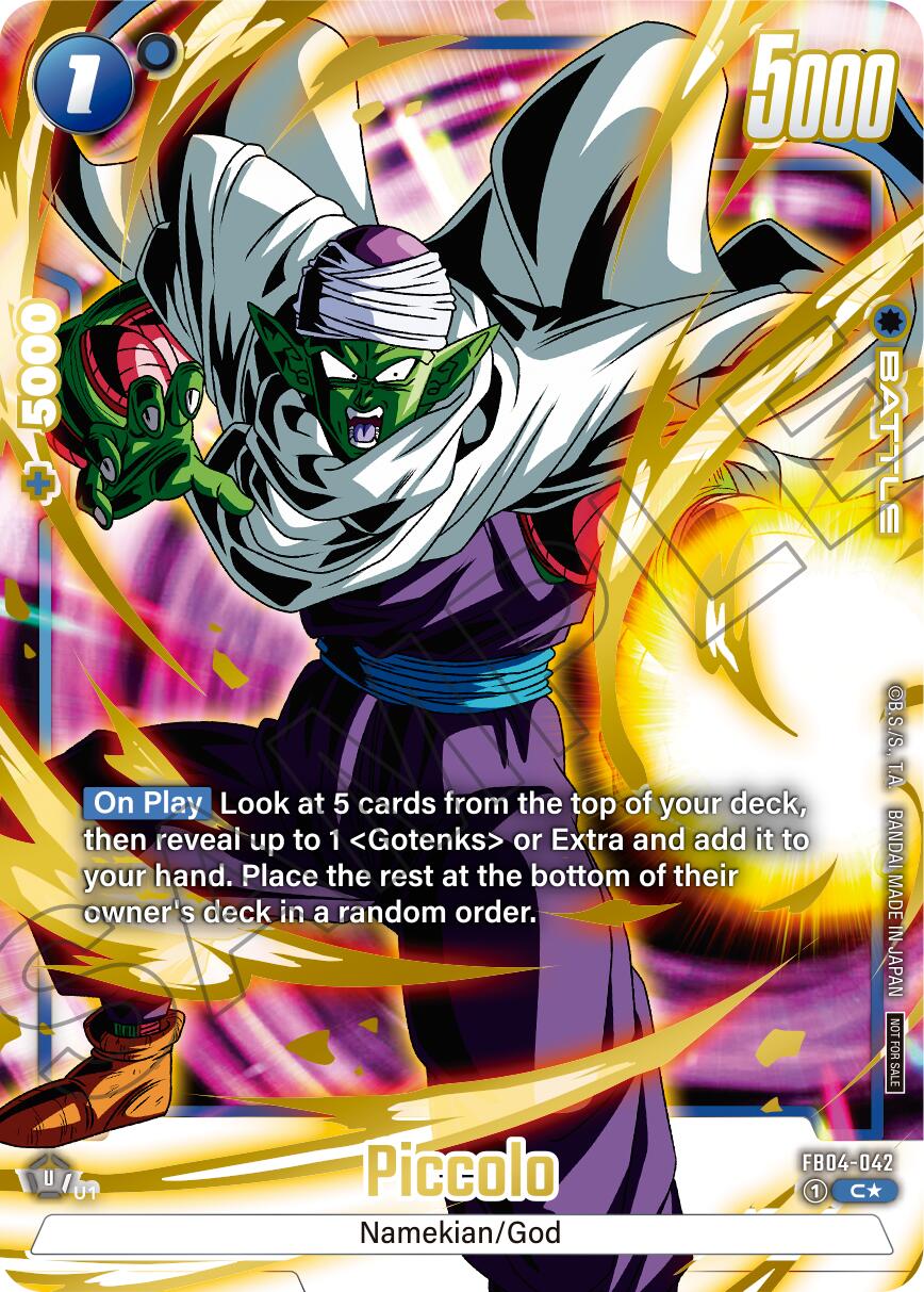 Piccolo (Alternate Art - Limited Pack 01) [Fusion World Promotion Cards] | Cards and Coasters CA