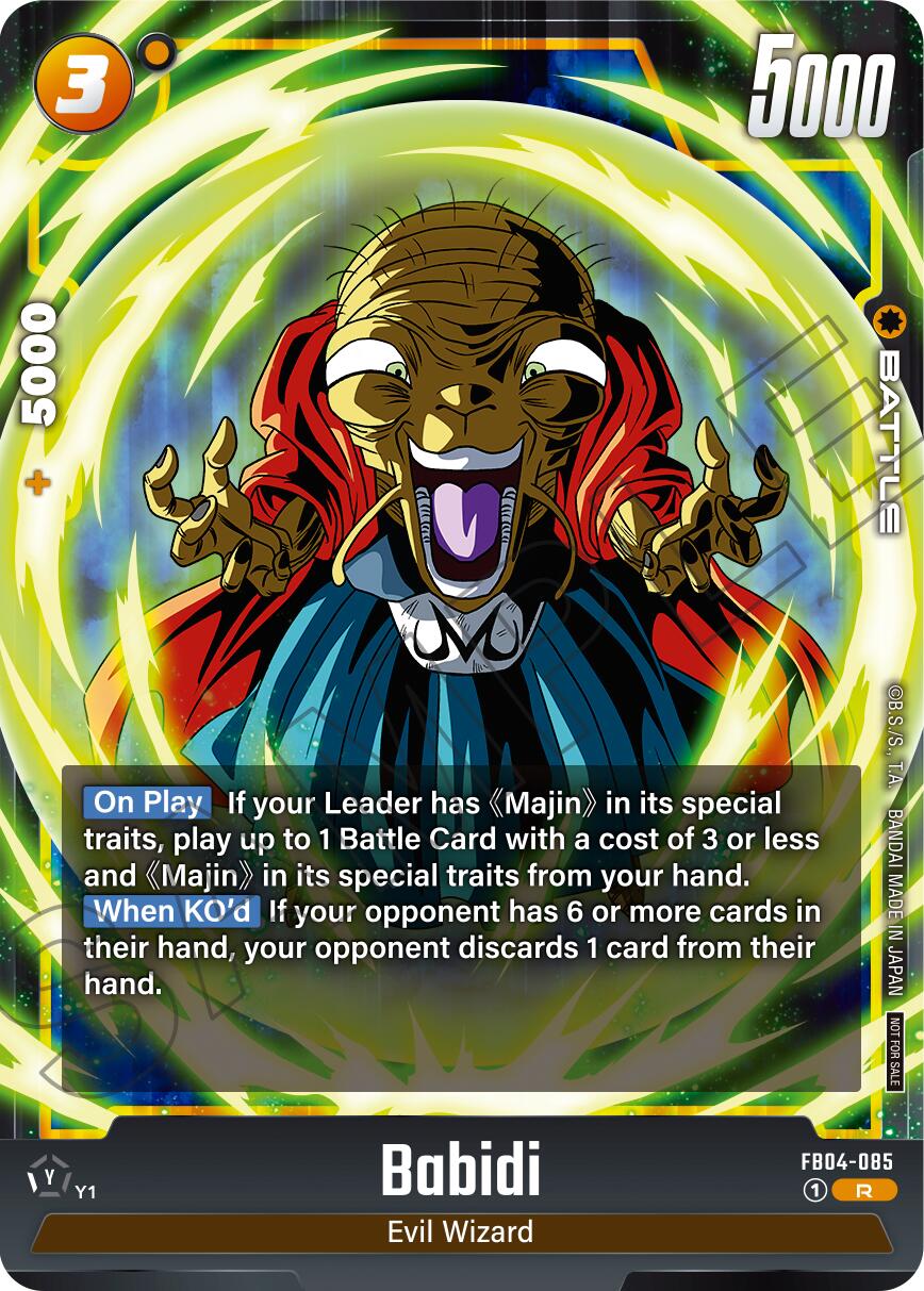 Babidi (Limited Pack 01) [Fusion World Promotion Cards] | Cards and Coasters CA