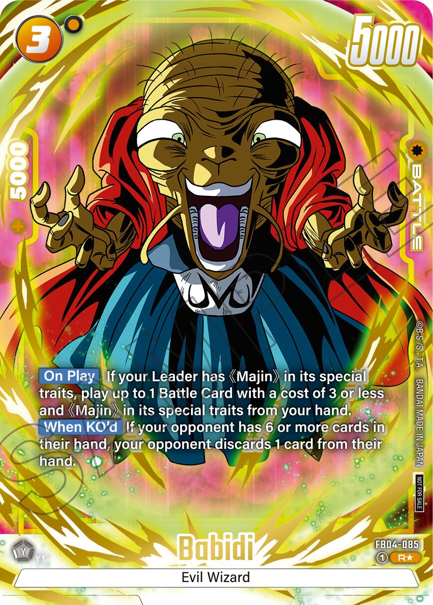 Babidi (Alternate Art - Limited Pack 01) [Fusion World Promotion Cards] | Cards and Coasters CA