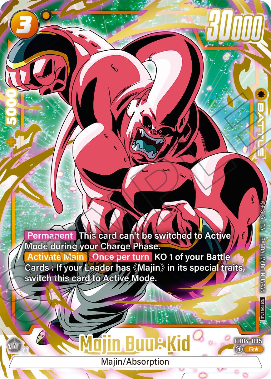 Majin Buu : Kid (Alternate Art - Limited Pack 01) [Fusion World Promotion Cards] | Cards and Coasters CA