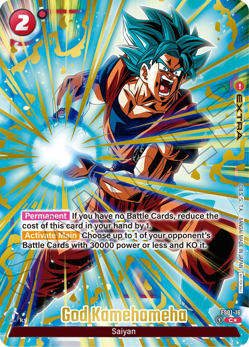 God Kamehameha (Alternate Art - Limited Pack 01) [Fusion World Promotion Cards] | Cards and Coasters CA