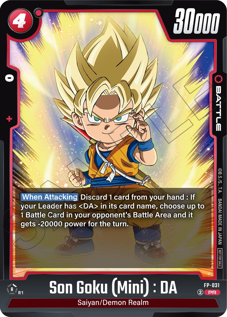 Son Goku (Mini) : DA (Promotion Pack Vol.5) [Fusion World Promotion Cards] | Cards and Coasters CA