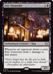 Fate Unraveler [Duskmourn: House of Horror Commander] | Cards and Coasters CA