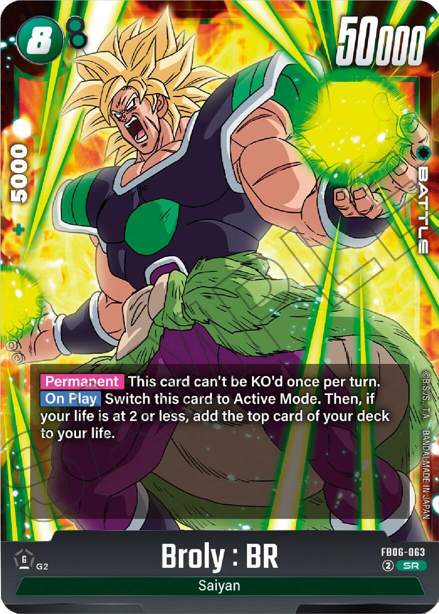 Broly : BR (FB06-063) [Rivals Clash] | Cards and Coasters CA