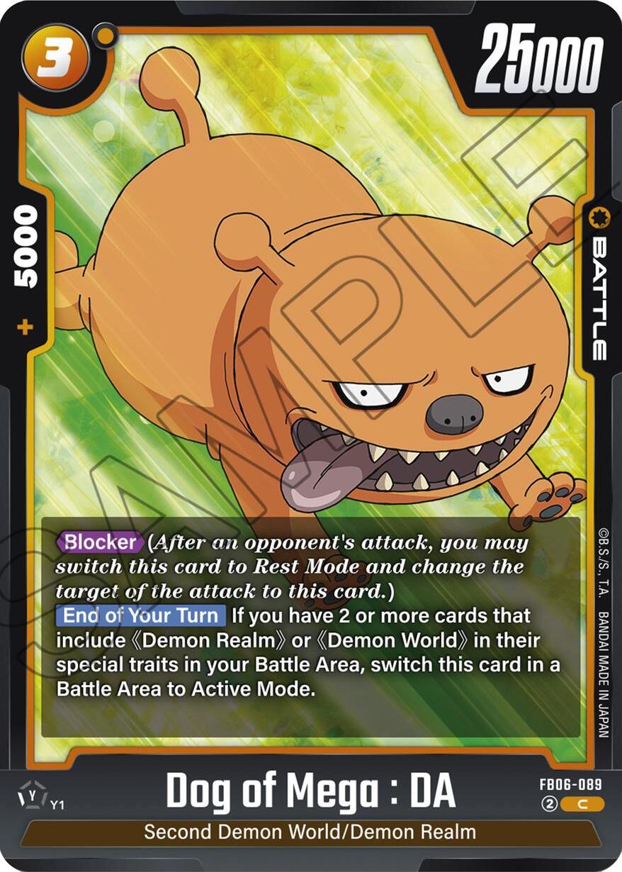 Dog of Mega : DA [Rivals Clash] | Cards and Coasters CA