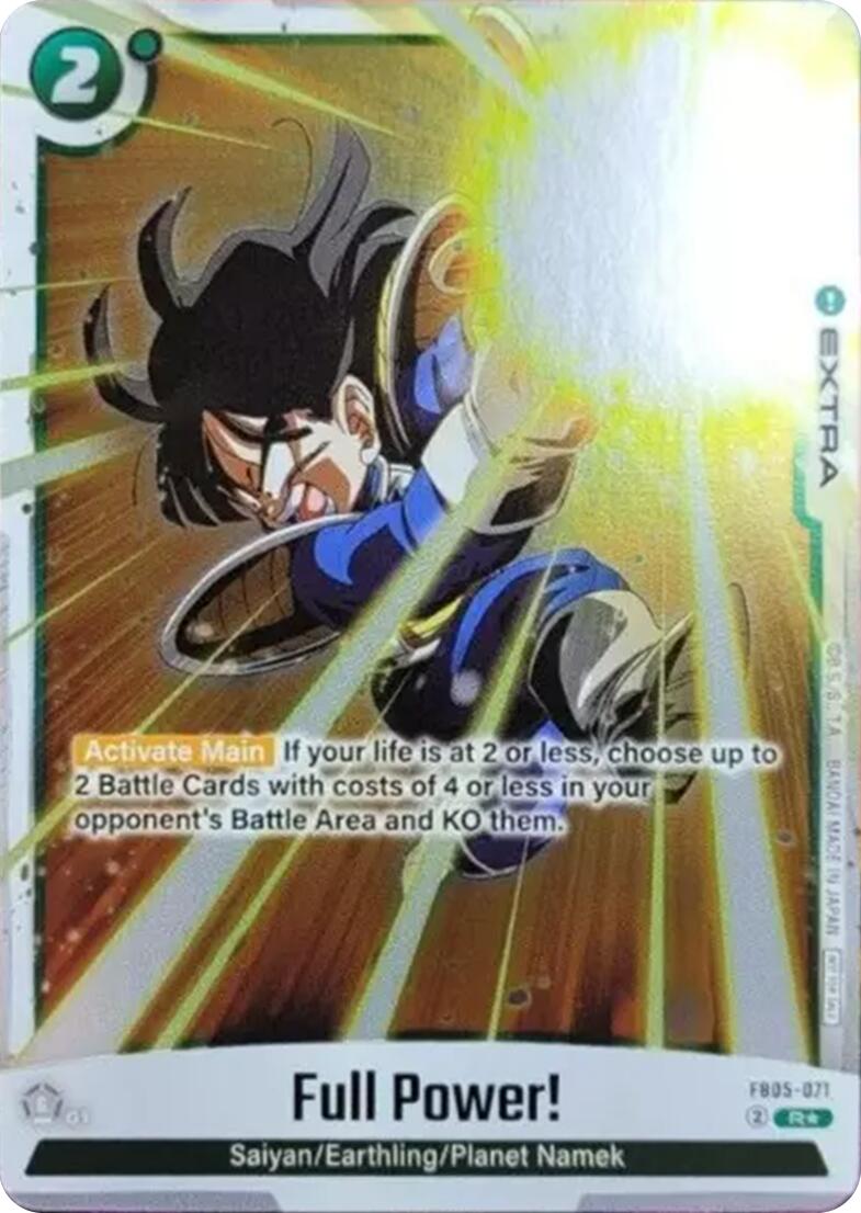 Full Power! (Tournament Pack 06) [Fusion World Tournament Cards] | Cards and Coasters CA