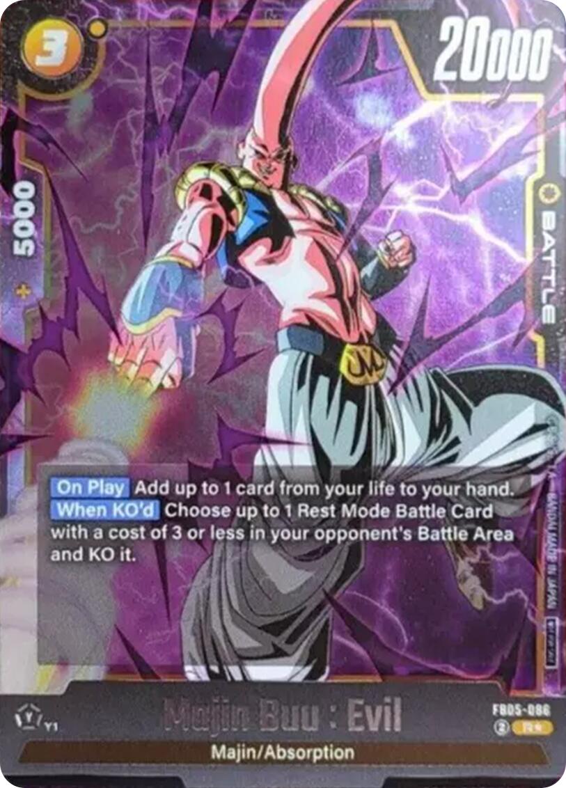 Majin Buu : Evil (Tournament Pack 06) [Fusion World Tournament Cards] | Cards and Coasters CA
