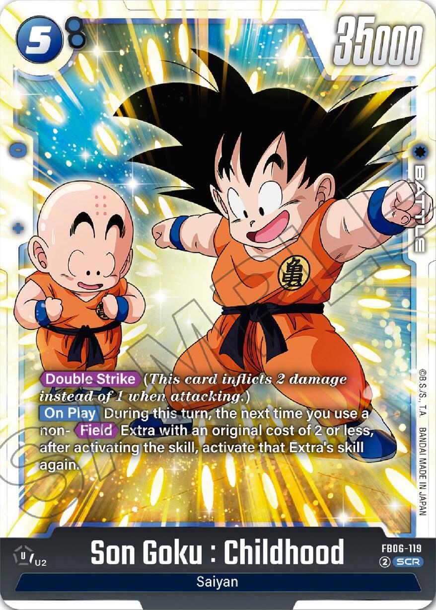 Son Goku : Childhood (FB06-119) [Rivals Clash] | Cards and Coasters CA