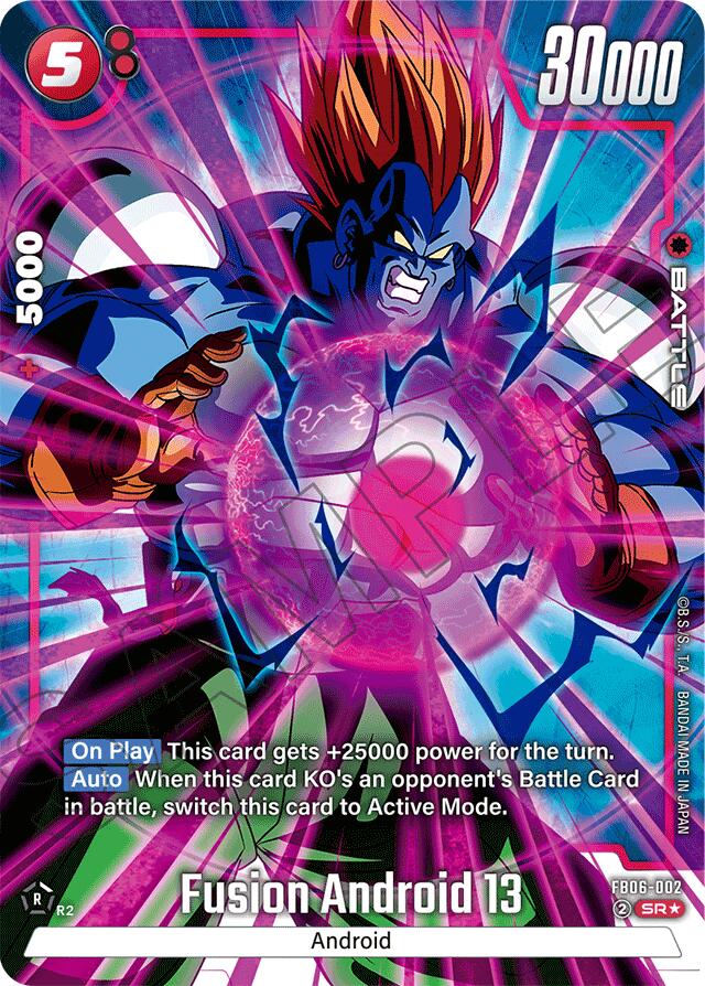 Fusion Android 13 (FB06-002) (Alternate Art) [Rivals Clash] | Cards and Coasters CA