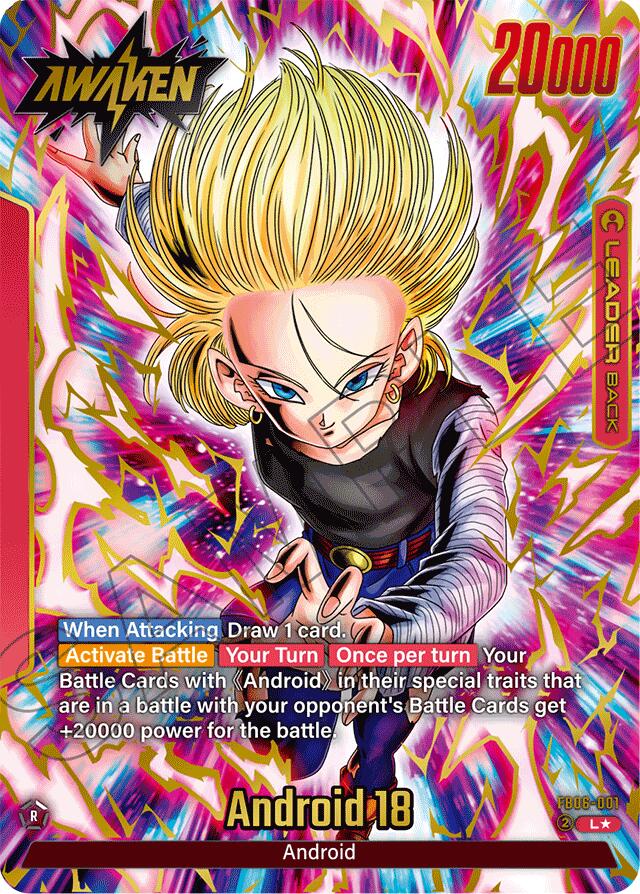 Android 18 (Alternate Art) [Rivals Clash] | Cards and Coasters CA