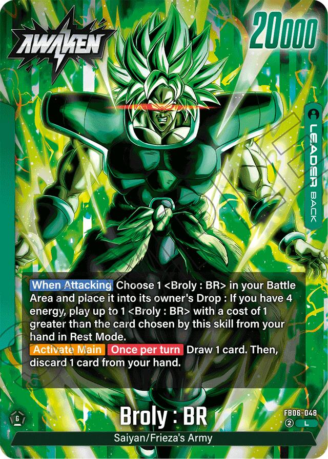 Broly : BR (FB06-048) [Rivals Clash] | Cards and Coasters CA