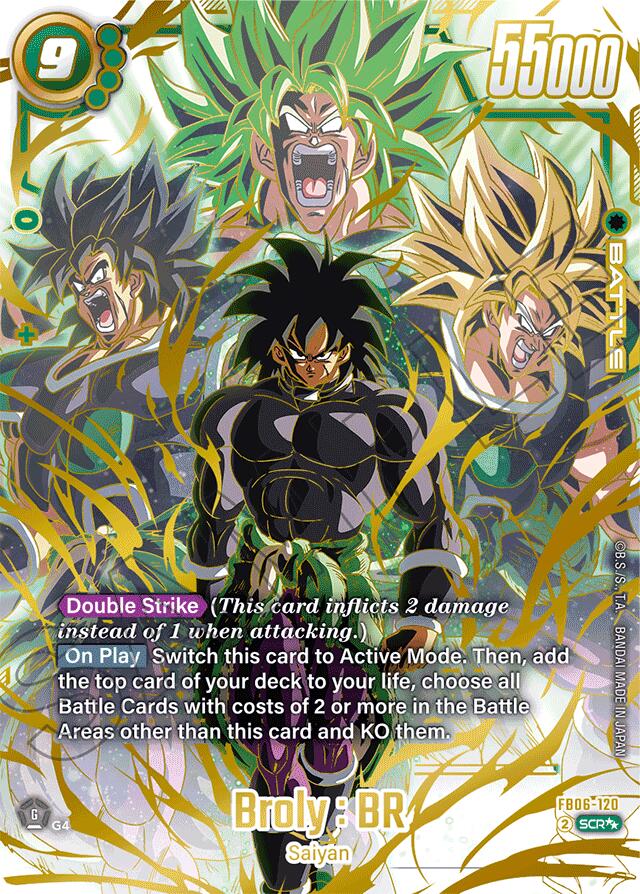 Broly : BR (FB06-120) (Super Alternate Art) [Rivals Clash] | Cards and Coasters CA