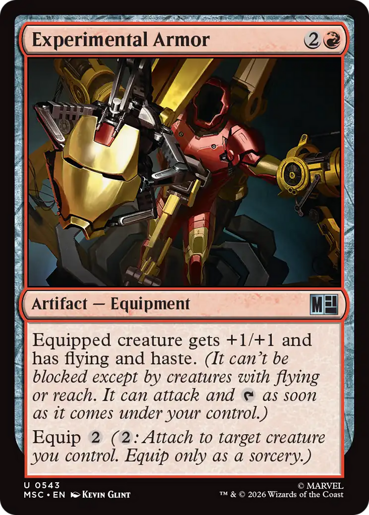 Experimental Armor [Marvel Super Heroes Commander] | Cards and Coasters CA