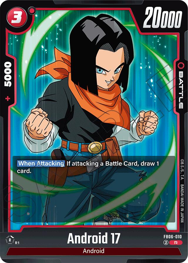 Android 17 (FB06-010) [Rivals Clash] | Cards and Coasters CA