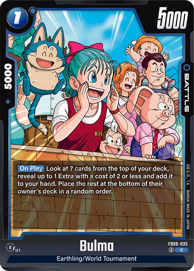 Bulma [Rivals Clash] | Cards and Coasters CA