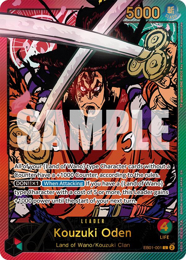 Kouzuki Oden (SPR) [Extra Booster: Anime 25th Collection] | Cards and Coasters CA
