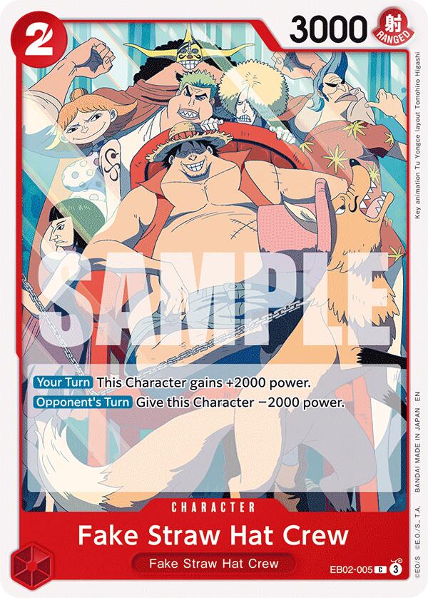 Fake Straw Hat Crew [Extra Booster: Anime 25th Collection] | Cards and Coasters CA
