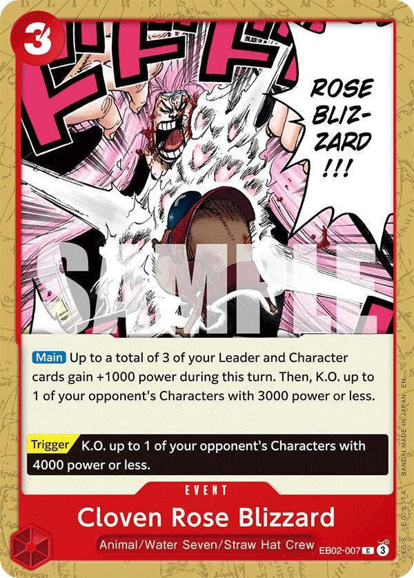 Cloven Rose Blizzard [Extra Booster: Anime 25th Collection] | Cards and Coasters CA